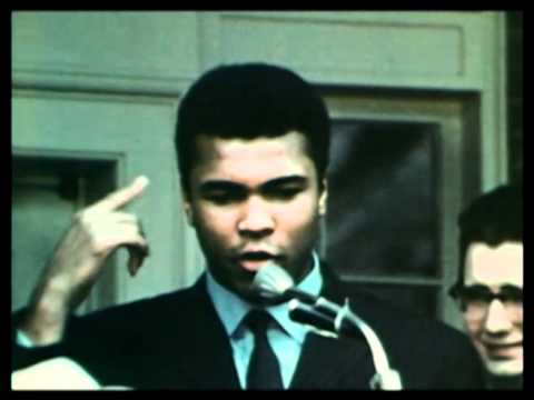 Muhammad Ali discusses the word black 1968