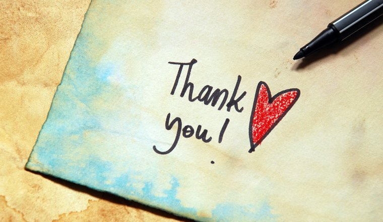 The art of saying ‘Thank you’