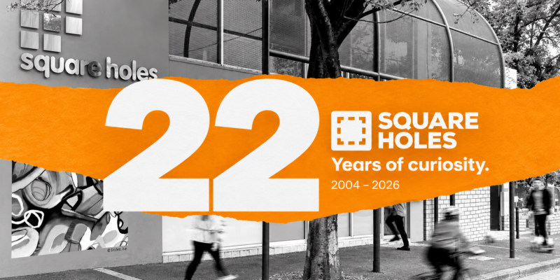Featured image for article: Square Holes celebrates 22 years with global and national recognition